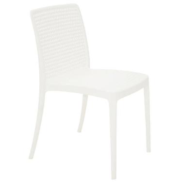 Imagem de Cadeira Tramontina Isabelle Em Polipropileno E Fibra De Vidro Branco Tramontina