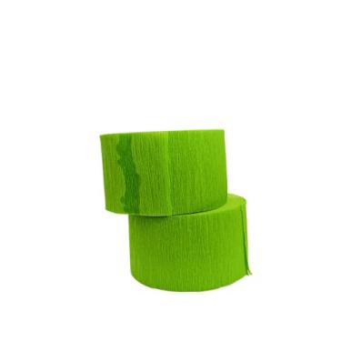Imagem de (2 Rolls, Lime Green) - Edicao Especial Crepe Paper Streamer Party Rolls (Lime Green, 2 Rolls), 44m TOTAL, Made in USA
