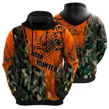 Imagem de Blusa Moletom Caça Javali Wild Boar Hunter Adulto E Infantil Esporte Sport-Unissex