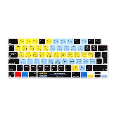 Imagem de MMDW Capa de teclado de atalho, capa de silicone para MacBook Air de 13,7 polegadas e 38,9 cm M2 A2681 A2941, MacBook Pro 14'' A2442 A2779 A2991 A2992 e MacBook Pro 16'' A2485 A2780 (Serato - Scratch