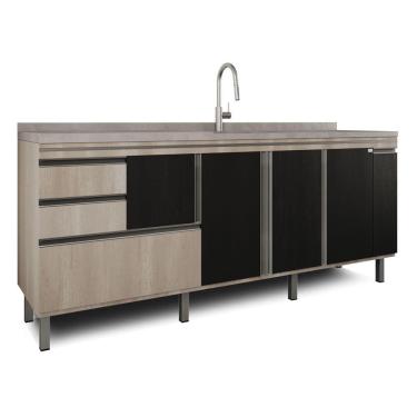 Imagem de Gabinete de cozinha Fortaleza para pia de 1,94 m