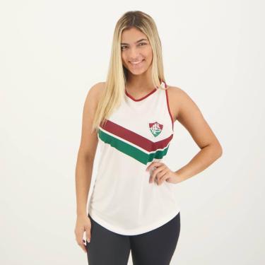 Imagem de Regata Fluminense Joyful Feminina Branca-Feminino