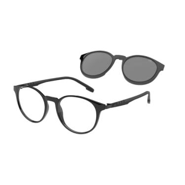 Imagem de Armação De Óculos Mormaii Swap 2 Clip On M6071agu5 Redondo Unissex