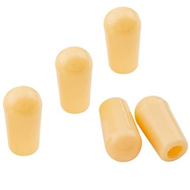 Imagem de Musiclily Métrico Knob de Plástico para Chave Seletora Guitarra Estilo Les Paul, Creme(5 Peças)