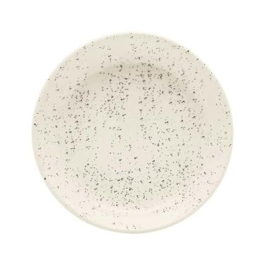 Imagem de Prato Fundo Em Cerâmica Flat Chuvisco 20,5cm Oxford