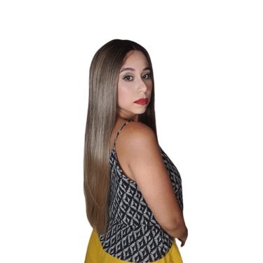 Imagem de Peruca lace front Lisa longa premium HD Hedy 70 cm