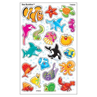 Imagem de Adesivos Trend Enterprises Sea Buddies SuperShapes, conjunto de 160