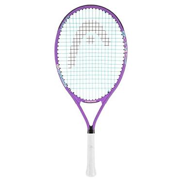 Imagem de HEAD Raquete de tênis para iniciantes com equilíbrio leve pré-amarrado da Instinct Kids – 63,5 cm, roxo