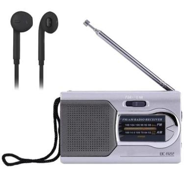 Imagem de Kit Radio de Bolso AM FM 822e Com Fone de Ouvido Portatil  - Lucy Amaz