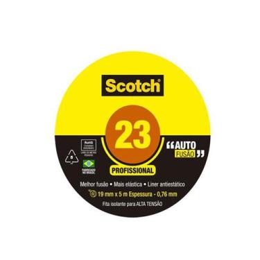 Imagem de Fita Isolante Autofusão 10m 3M Scotch 23br
