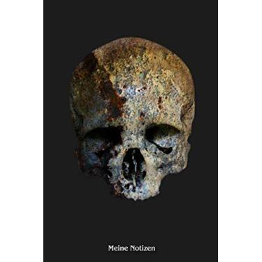 Imagem de Meine Notizen: Skull, Totenkopf, Schädel. Format A5, 120 Seiten, fein hellgrau liniert. Notizbuch, Tagebuch, Tagesplaner, Ideenbuch, Wochenplaner, Vokabelheft