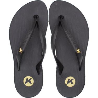 Imagem de Sandália de Dedo Kenner Ibiza Pro Lisa Candy Feminina, Preto, 35