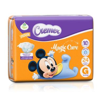 Imagem de Fralda Cremer Prática G de 9 a 13 Kg com 24 fraldas, 1 Pacote com 24 f