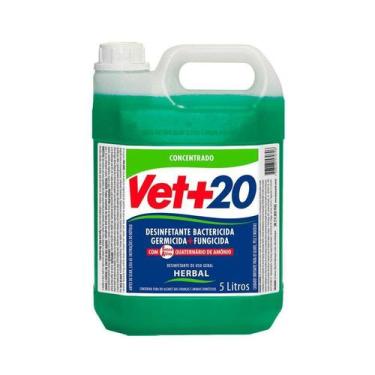Imagem de Desinfetante Bactericida Vet+ 20 Concentrado - 5L - Vet +20