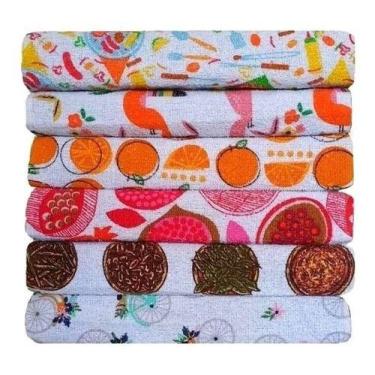 Imagem de Pano De Prato Atoalhado Kit 20 Unidades Panos De Cozinha, - Cialar