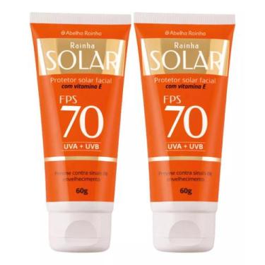 Imagem de 2 Protetor Solar Facial com Vitamina E 70 FPS UVA/UVB - Abelha Rainha