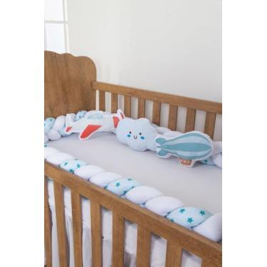 Imagem de Trio de Almofadas Decorativa Infantil Menino para Bebe - Zan Baby, Men