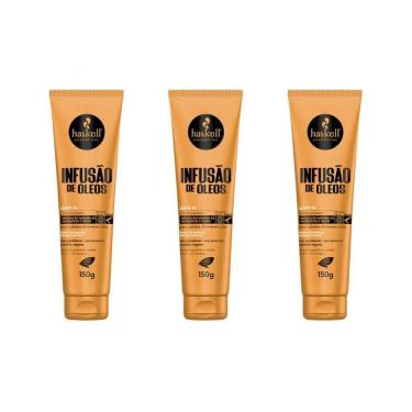 Imagem de Leave-In Haskell Infusao De Oleos 150G - Kit Com 3Un