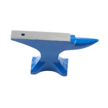 Imagem de Generic Bigorna de chifre Bigorna de DIY Fazendo kits de suprimentos Ferramenta de reparo Metalurgia Correção de anéis Bigorna Bigorna de ferro, Azul