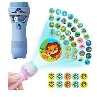 Imagem de Brinquedo Lanterna Projetora Infantil com Bateria 24 Imagens - Wellmix