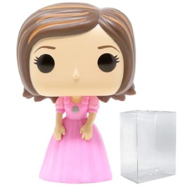 Imagem de Friends – Rachel Green em vestido rosa Funko Pop! boneco de vinil (conjunto com capa protetora Pop Box compatível)