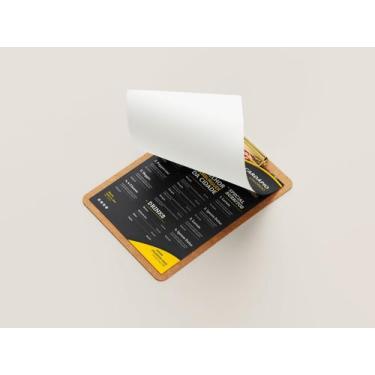 Imagem de CARDÁPIOS  - SUPREMO 250G - 21X30CM 4x0- 100 UNI - Corpel