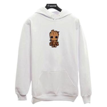 Imagem de Moletom Canguru Groot Guardiões Da Galáxia Casaco Frio - SEMPRENALUTA 