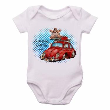 Imagem de body nenê criança roupa bebê baby red fusca - Empório Dutra, G   ( 4-8