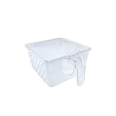 Imagem de Cesto Organizador Expositores Caixa Cesto Multiuso Armário Cozinha - P