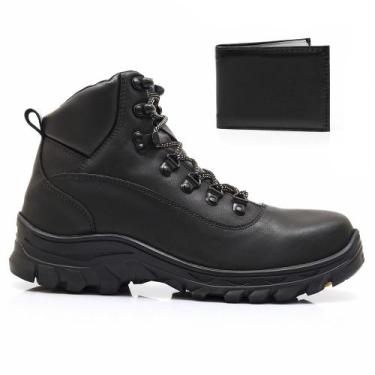 Imagem de Bota Masculina Bredeni Adventure Limited Com Carteira, 39, Preto, Masc