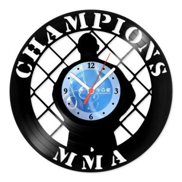 Imagem de Relógio De Parede Disco Vinil Esportes - Champions MMA - VES-128 - Mod