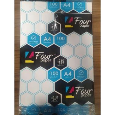Imagem de Papel A4 pacote com 100 folhas alta qualidade - 4 Paper