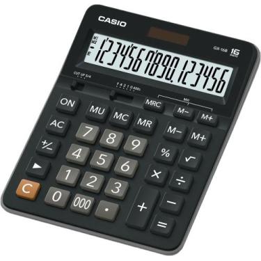 Imagem de Calculadora Casio GX-16B (16 Digitos) - Preto