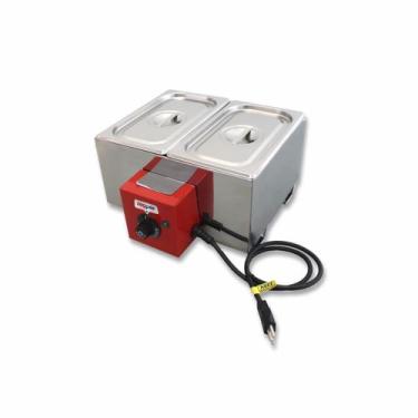 Imagem de Chocolateira Eletrica 2 Cubas Derreter Chocolate CH20E - Zepper, 220V