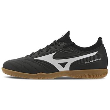 Imagem de Chuteira Futsal Masculina Mizuno Regent IN, Preto, 37