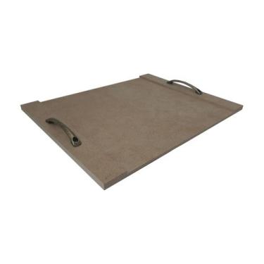 Imagem de Bandeja Palete Retangular com Alça 30x24 Mdf 4mm Madeira - ATACADÃO DO