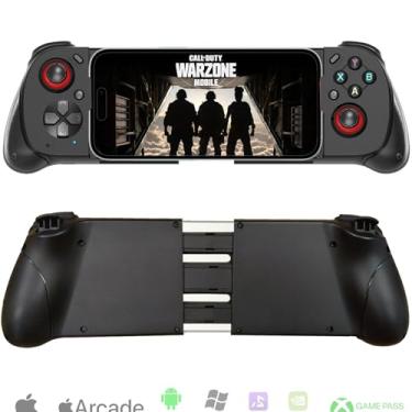 Imagem de iOS/Android/PC Wireless Game Controller, Mobile Gamepad Joystick for iPhone 16/15/14/13, iPad, Samsung Galaxy/LG/TCL Phone Tablet- Hall Trigger - Call of Duty, Genshin Impact, Cloud Game, Delta