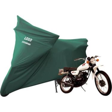 Imagem de Capa P/ Moto Yamaha TT 125 Alta Durabilidade Com Logo - Mz, Verde