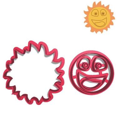 Imagem de Cortador Pasta Doce Impresso Festa Infantil Fazendinha Bita Sol Sorrin