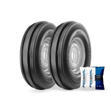 Imagem de Kit 2 Pneus Maggion 6.00-16 MTF 2 6 Lonas + 2 Câmaras de ar