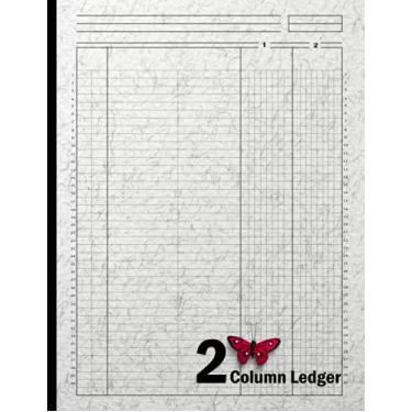 Imagem de Two Column Ledger: 2 Column Ledger Notepad, 2 Column Columnar Pad, 2 Column Accounting Ledger Notebook, 120, Size 8.5"X11"(Volume-3)