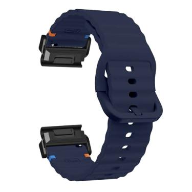 Imagem de Pulseira Esportivas Compatível com Garmin Fenix 5X GPS/Fenix 5X Puls, Silicone Macio com Fivela Ajustável Band de Substituição para Garmin Fenix 5X/Fenix 5X Puls Pulseiras para Homens e Mulheres (10)