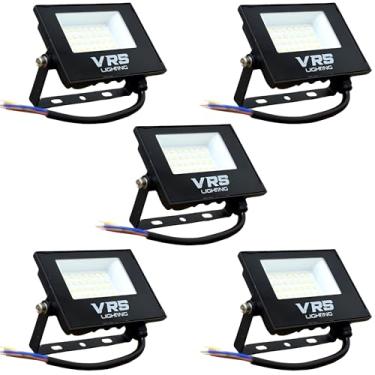 Imagem de Refletor Led 50w Holofote Branco Frio 6500k IP67 Bivolt VRS Lighting (Kit 5 Unidades)