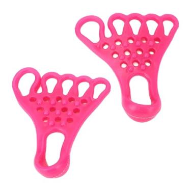 Imagem de Maca do pé do Dedo do pé, Faixa de Alongamento do Separador da Massagem do pé do Relaxamento Muscular Tpr, Força do Tornozelo, para a Aptidão Valgus (Rosa vermelha)