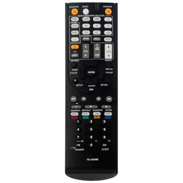 Imagem de Controle remoto de substituição RC-834M compatível com receptor Onkyo A/V Home Theater TX-NR515 HTR791 HT-R791 HT-RC460 TXNR414 TX-NR414 TXNR515 HTS7500 HT-S7500 HTRC440 HT-RCRC440 440 horas TRC460