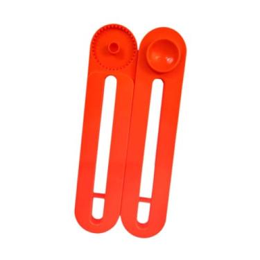 Imagem de Dynwave Imprensa e endurecedor do patim do rolo, rolo liso ajustável da imprensa do patim da figura de 90-270 graus, equipamento de treinamento de patinação, Vermelho