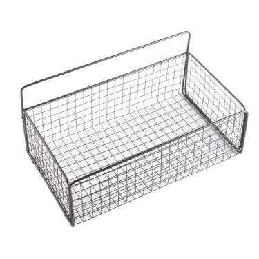 Imagem de Organizador de Parede de Cozinha, Rack de Armazenamento Montado na Parede, Cesta de Arame, Rack de Drenagem para Utensílios de Cozinha, Itens Pequenos, Cebola, Gengibre, Alho,