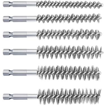 Imagem de 1PC Fio Tubo Máquinas Escova de Limpeza Removedor de Tinta Limpador de Ferrugem Metal Alça Chaminé Lavagem Polimento Ferramentas,15mm