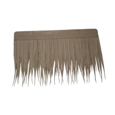 Imagem de WeiLaiKeQi Telhado de palha mexicano Telhado de palha para Bar Tiki, Cobertura de guarda-chuva para pátio de mini bar, Rolo de palha artificial Telha de palha, Style a