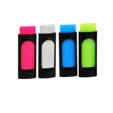 Imagem de 4 peças de borracha de tinta para caneta apagável papelaria escritório material escolar presente borracha aleatória caneta dedicada para borrachas de gel cor aleatória